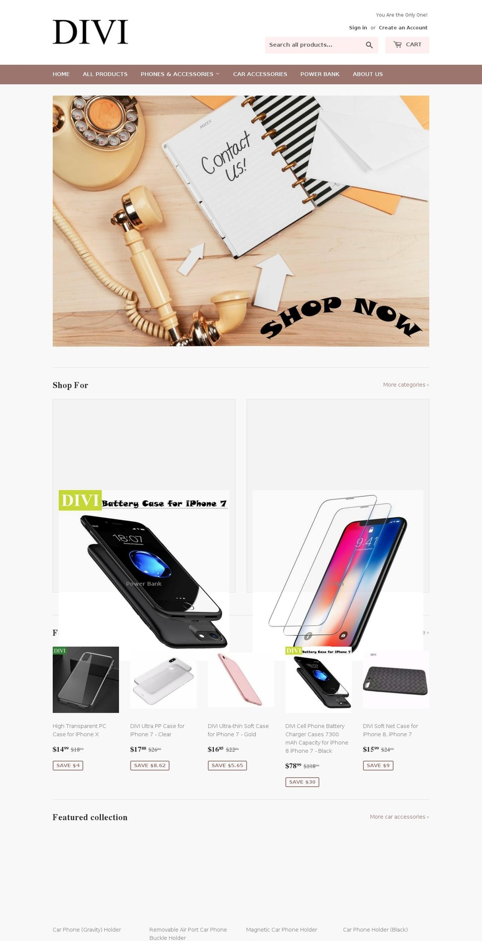 divionline.com — Shopify storefront screenshot