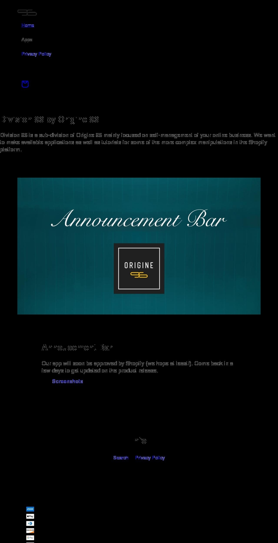 division96.com shopify website screenshot