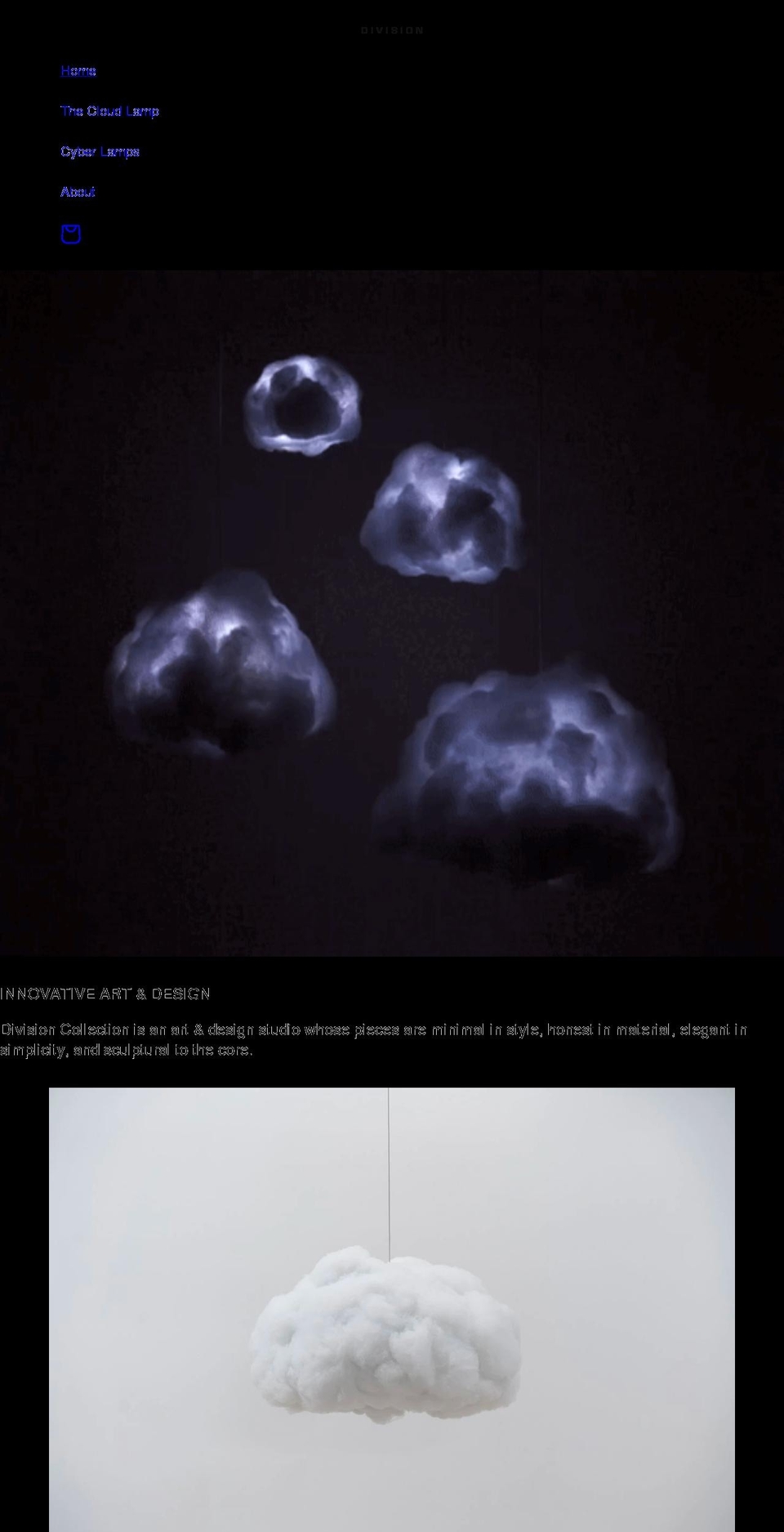 divisioncollection.com shopify website screenshot