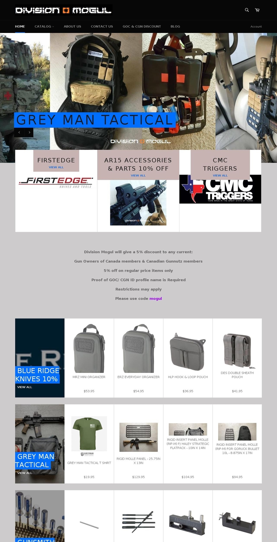 divisionmogul.net shopify website screenshot