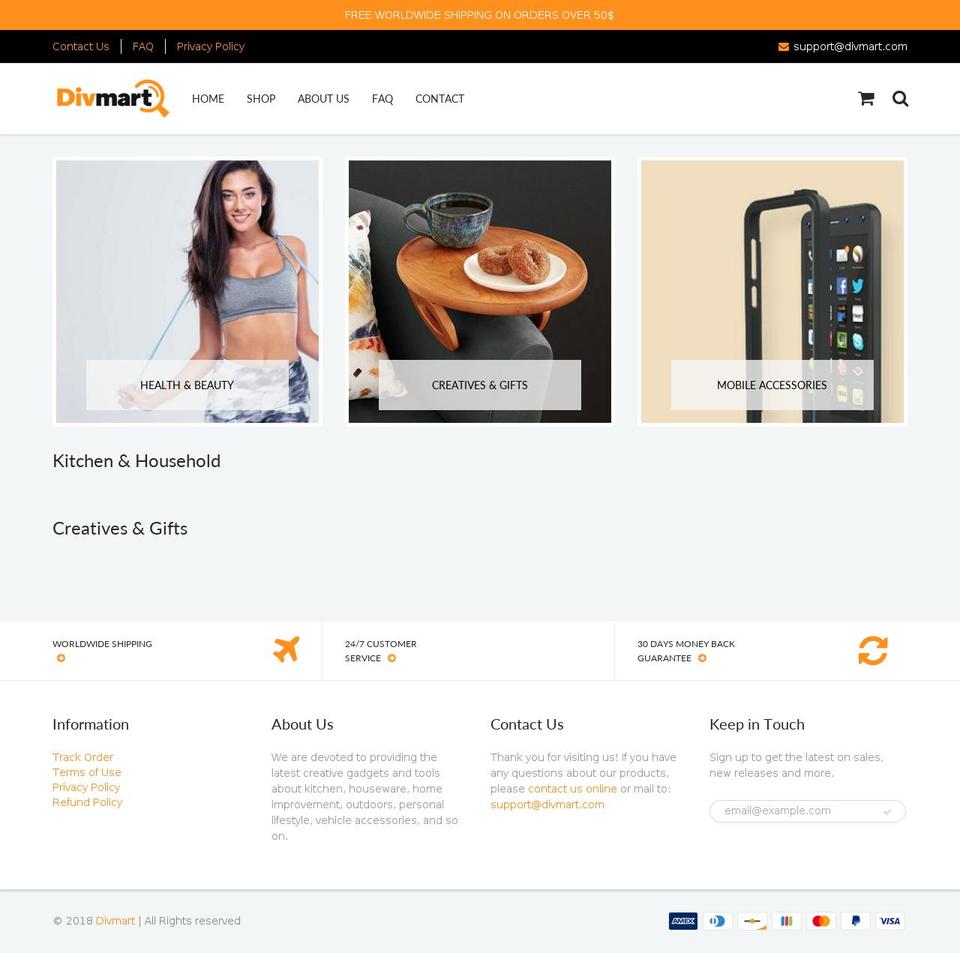 divmart.com — Shopify storefront screenshot