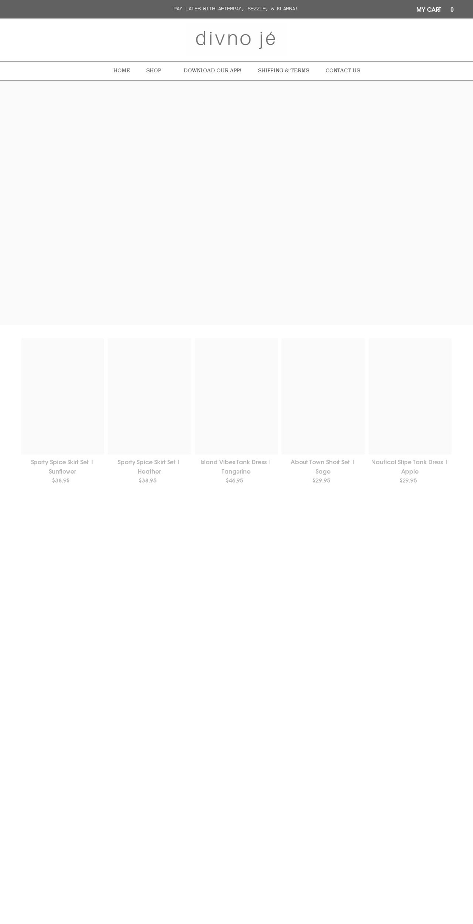 divnoje.com shopify website screenshot