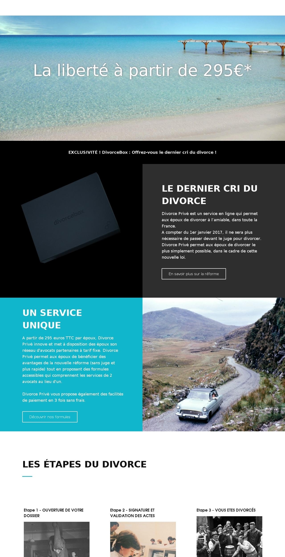 divorcefacile.com shopify website screenshot