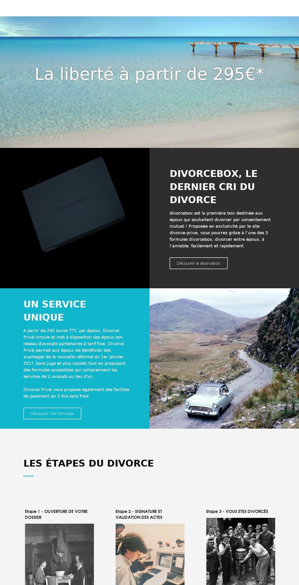 divorceprive.com — Shopify storefront screenshot
