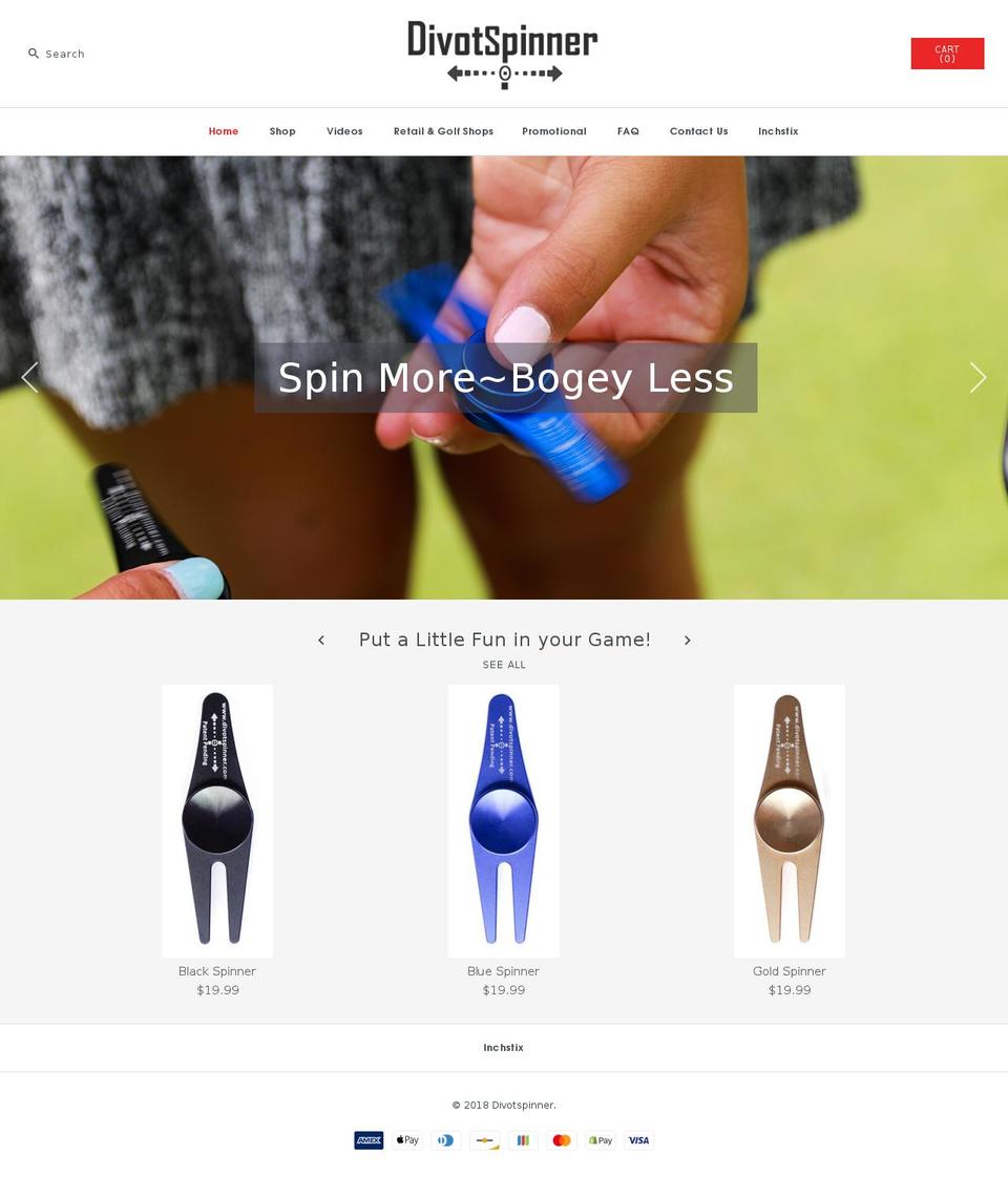 divotspinner.com — Shopify storefront screenshot