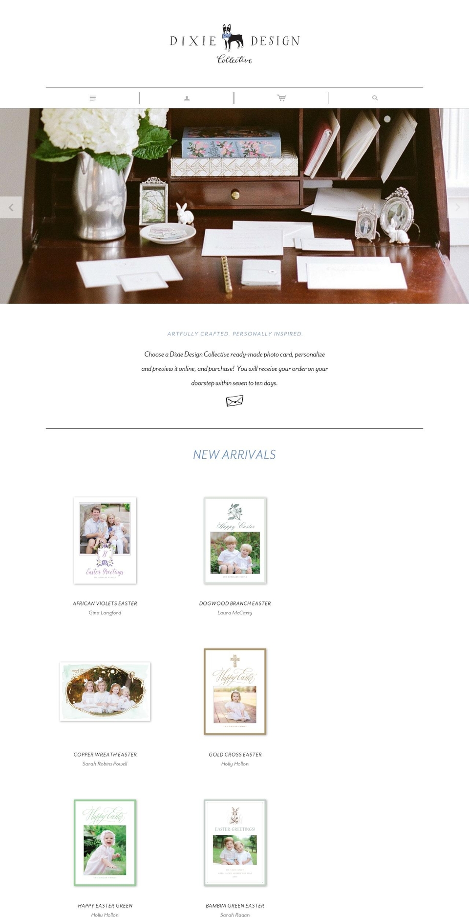 dixiedesignco.com shopify website screenshot