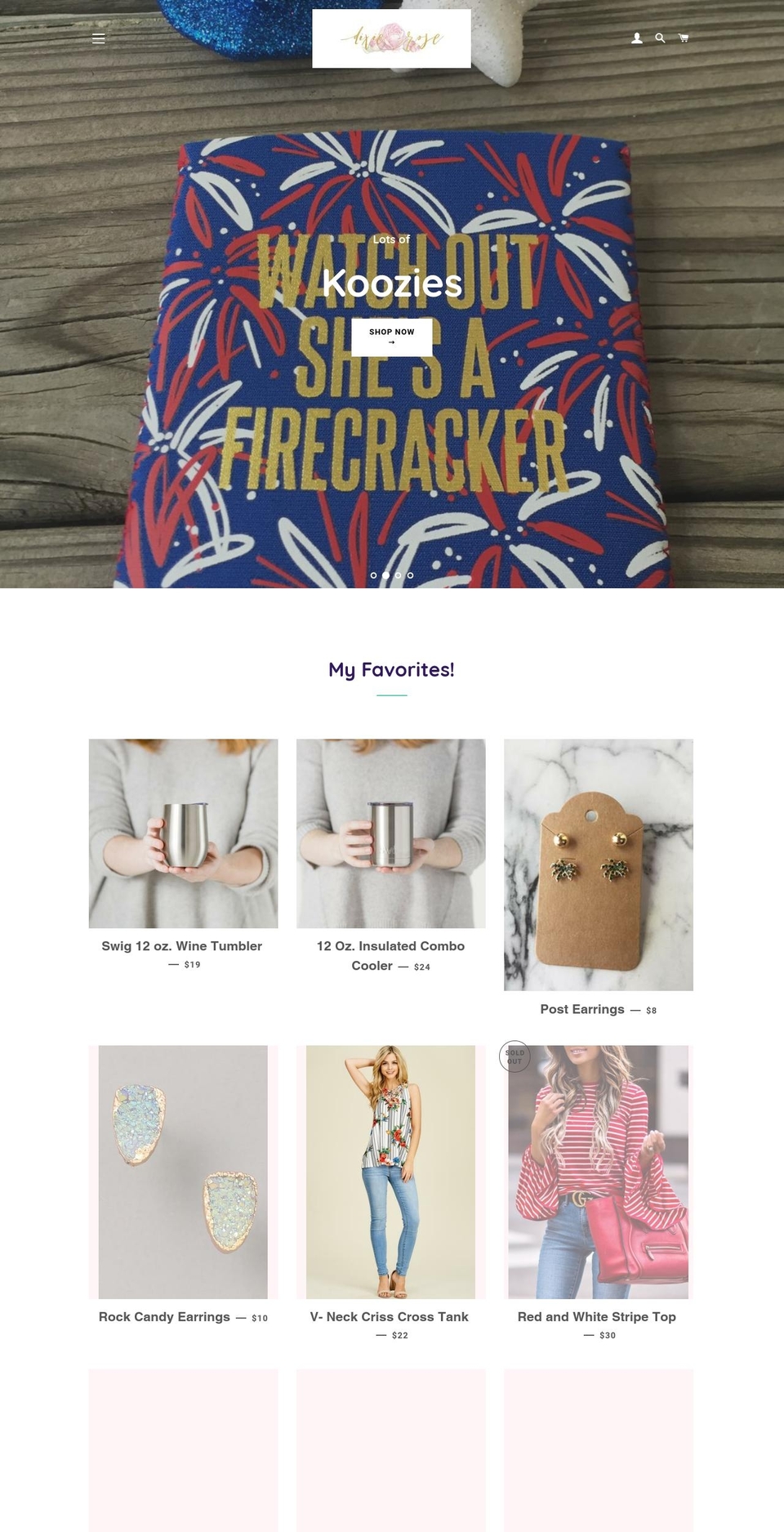 dixierosestyles.com — Shopify storefront screenshot