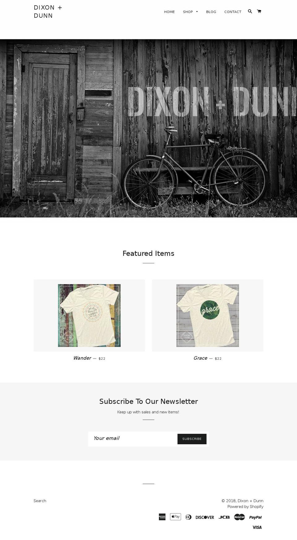dixonanddunn.com — Shopify storefront screenshot