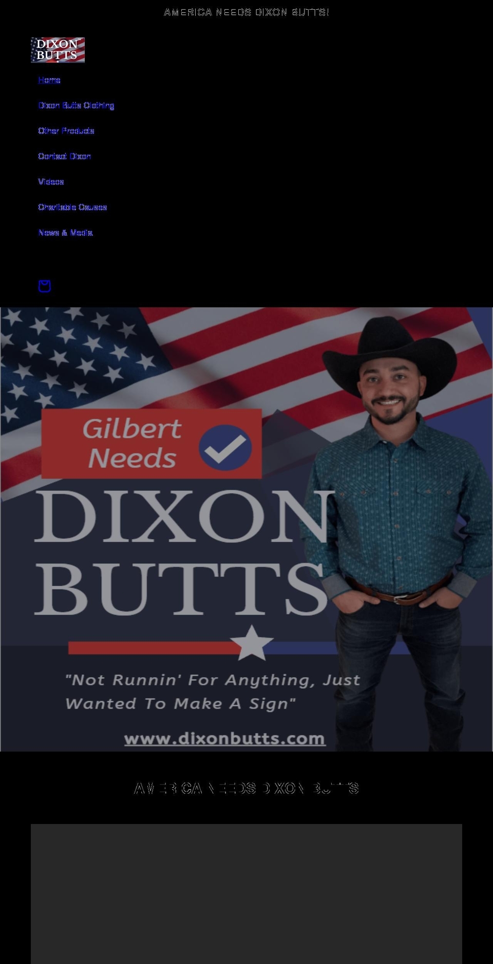 dixonbutts.com shopify website screenshot