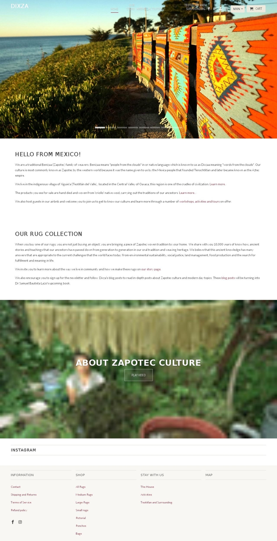 dixza.com — Shopify storefront screenshot