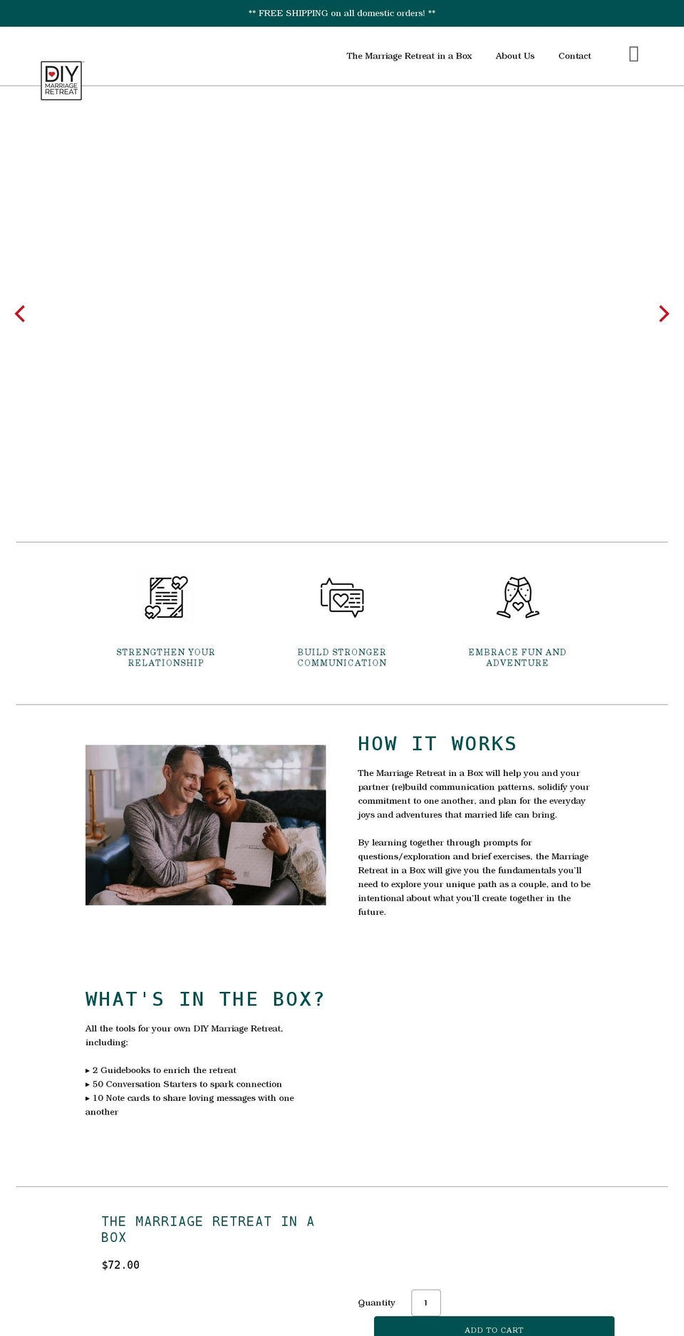 diy-retreats.com shopify website screenshot