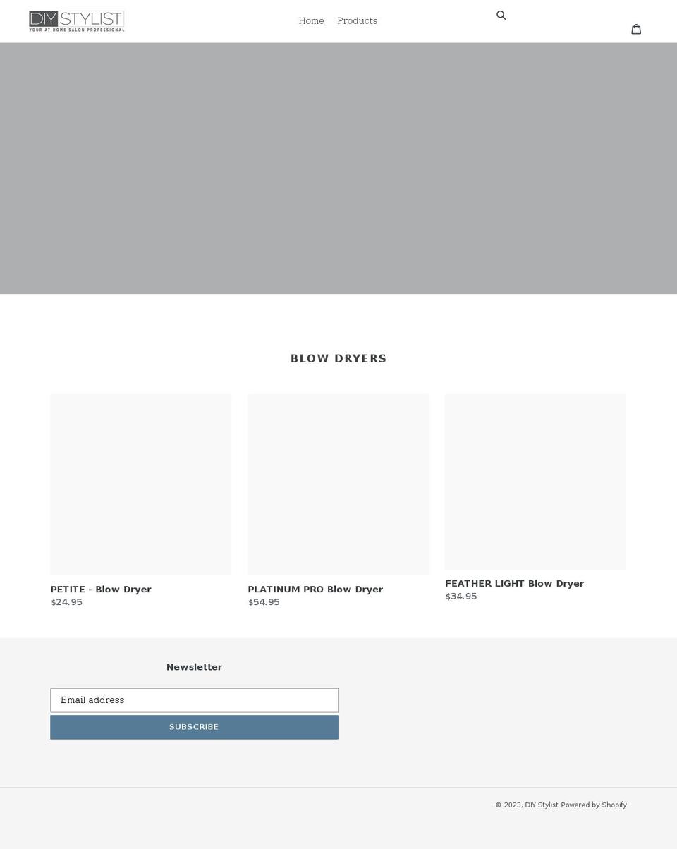 diy-stylist.myshopify.com shopify website screenshot