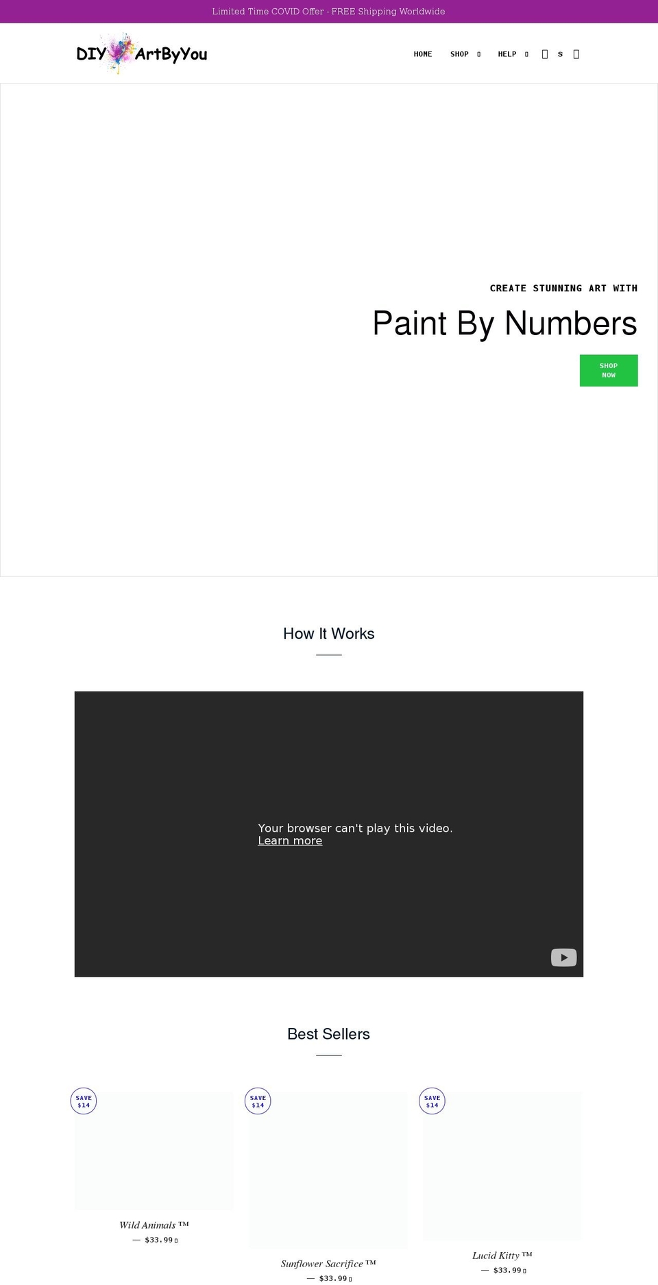 diyartbyyou.com shopify website screenshot