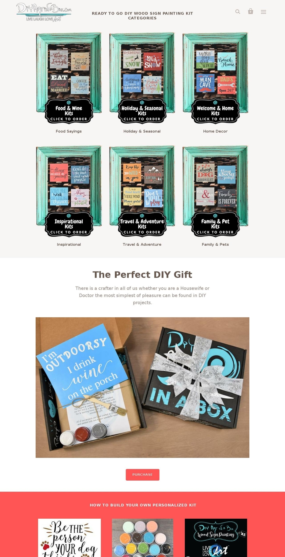 diyartinabox.com — Shopify storefront screenshot