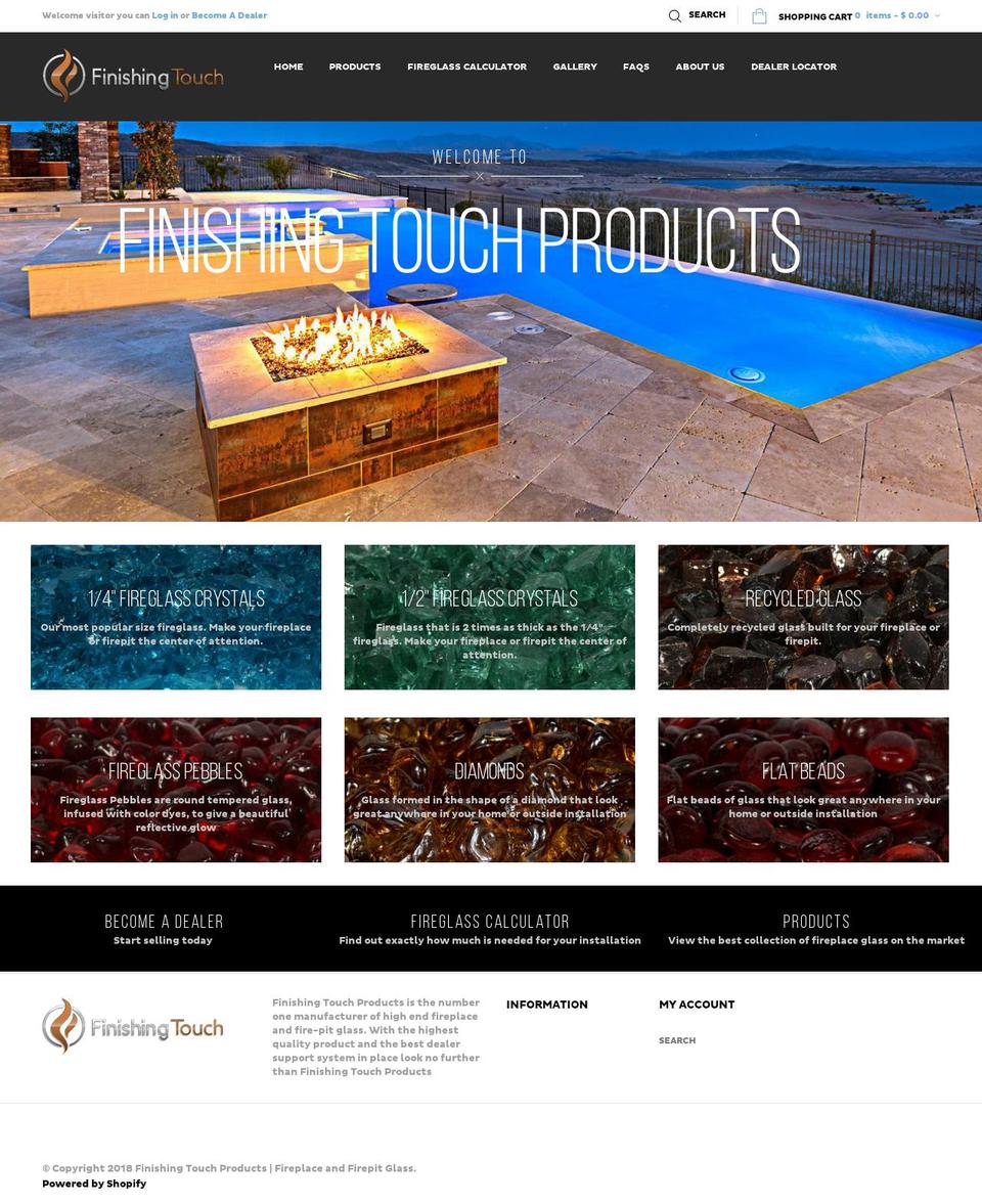 theme-export-finishing-touch-products-myshopif Shopify theme site example diyburnersystem.com