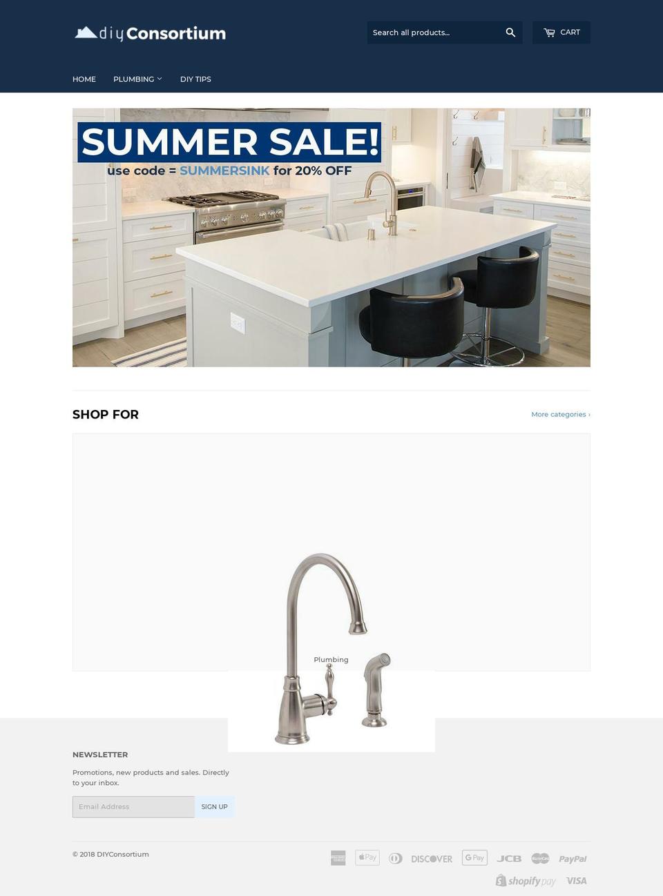 diyconsortium.com — Shopify storefront screenshot