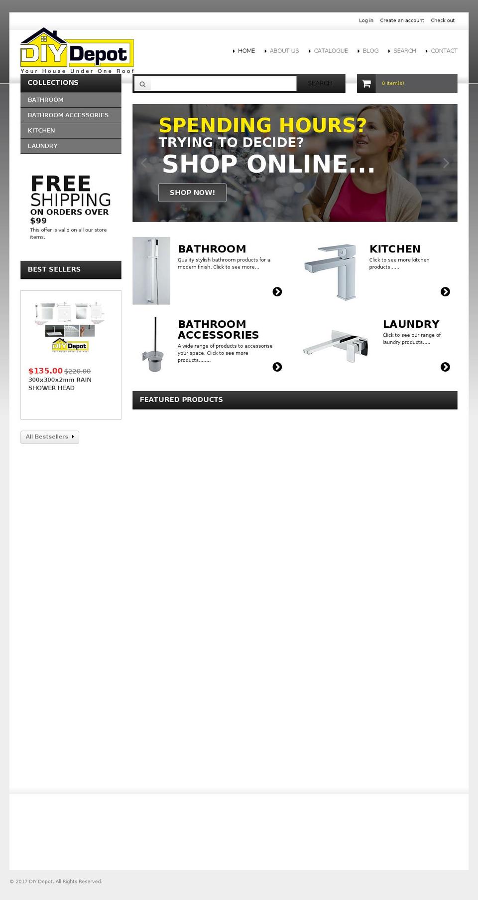 diydepot.com.au shopify website screenshot