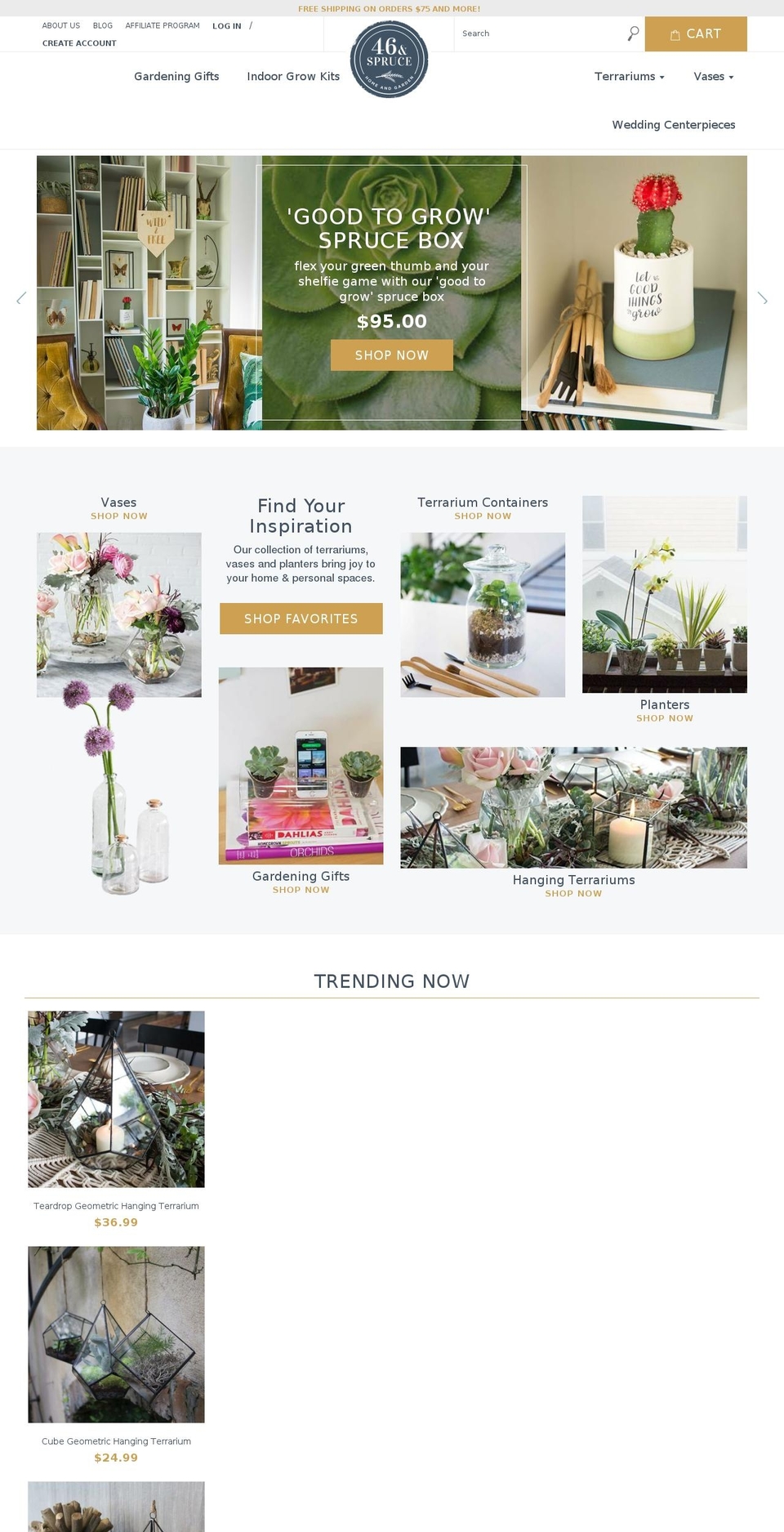 46 \u0026 Spruce Search V3 Shopify theme site example diyfloral.com