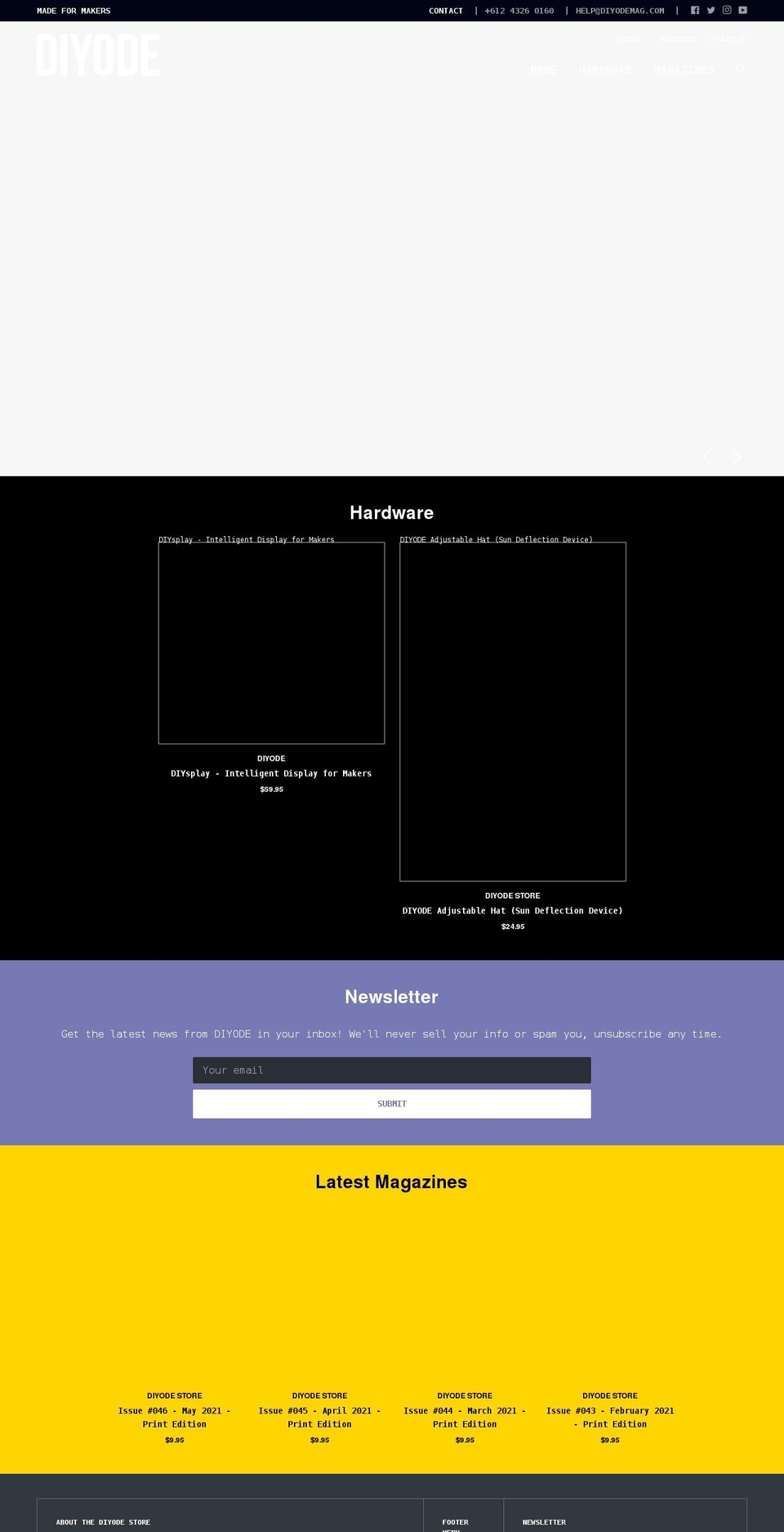 diyode.store shopify website screenshot