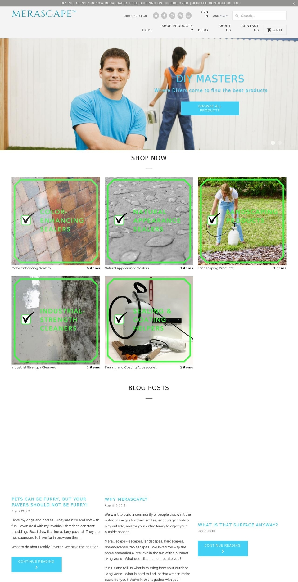 diyprosupply.com — Shopify storefront screenshot