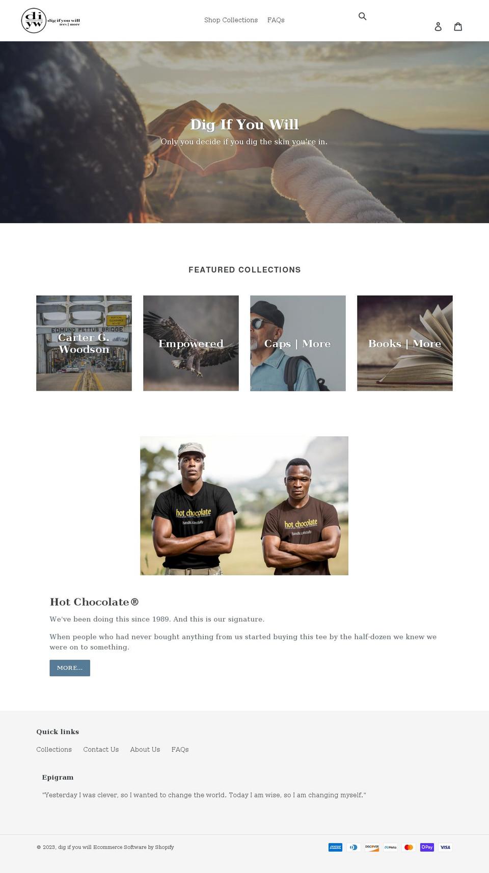 diywstore.com — Shopify storefront screenshot