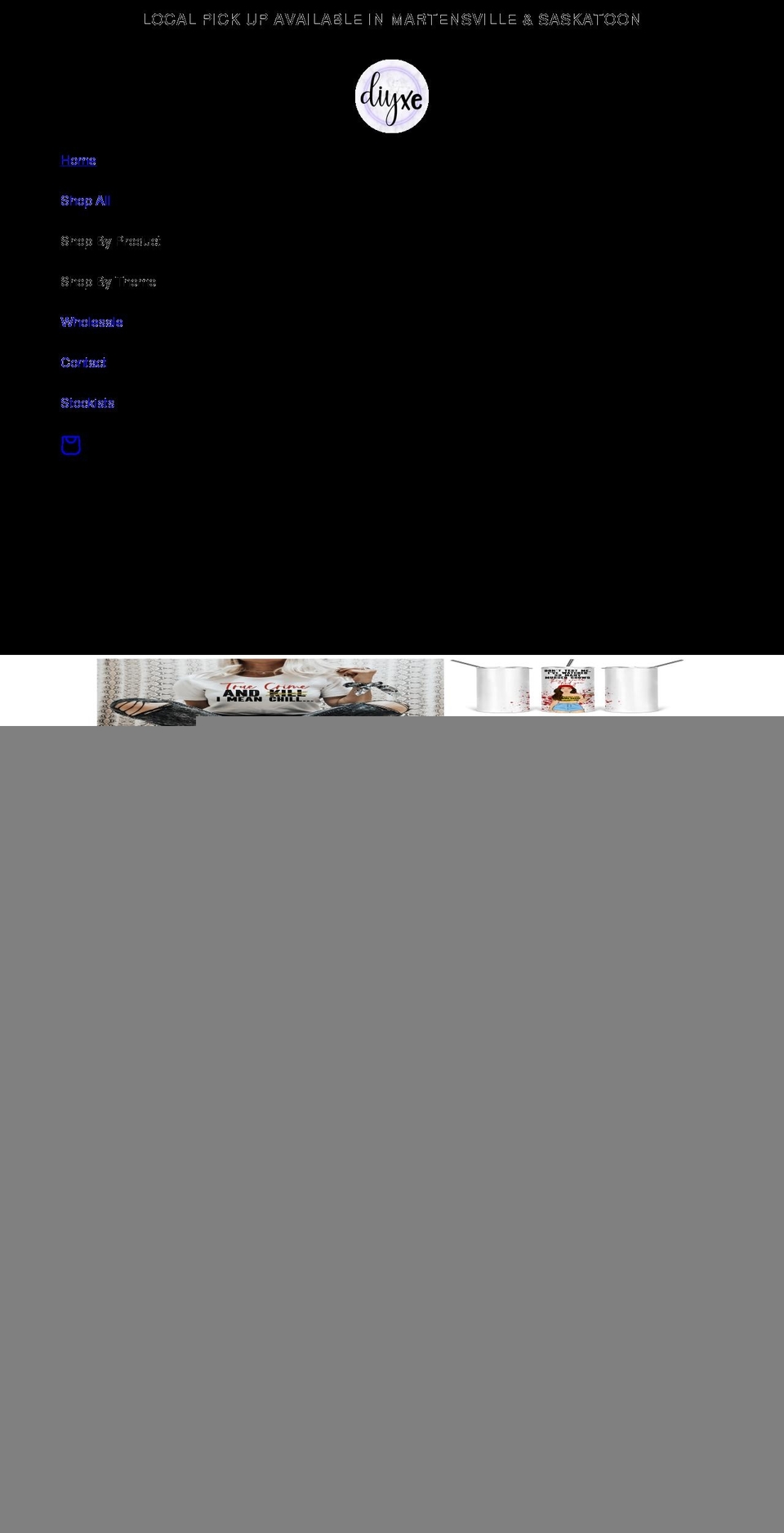 diyxe.com shopify website screenshot