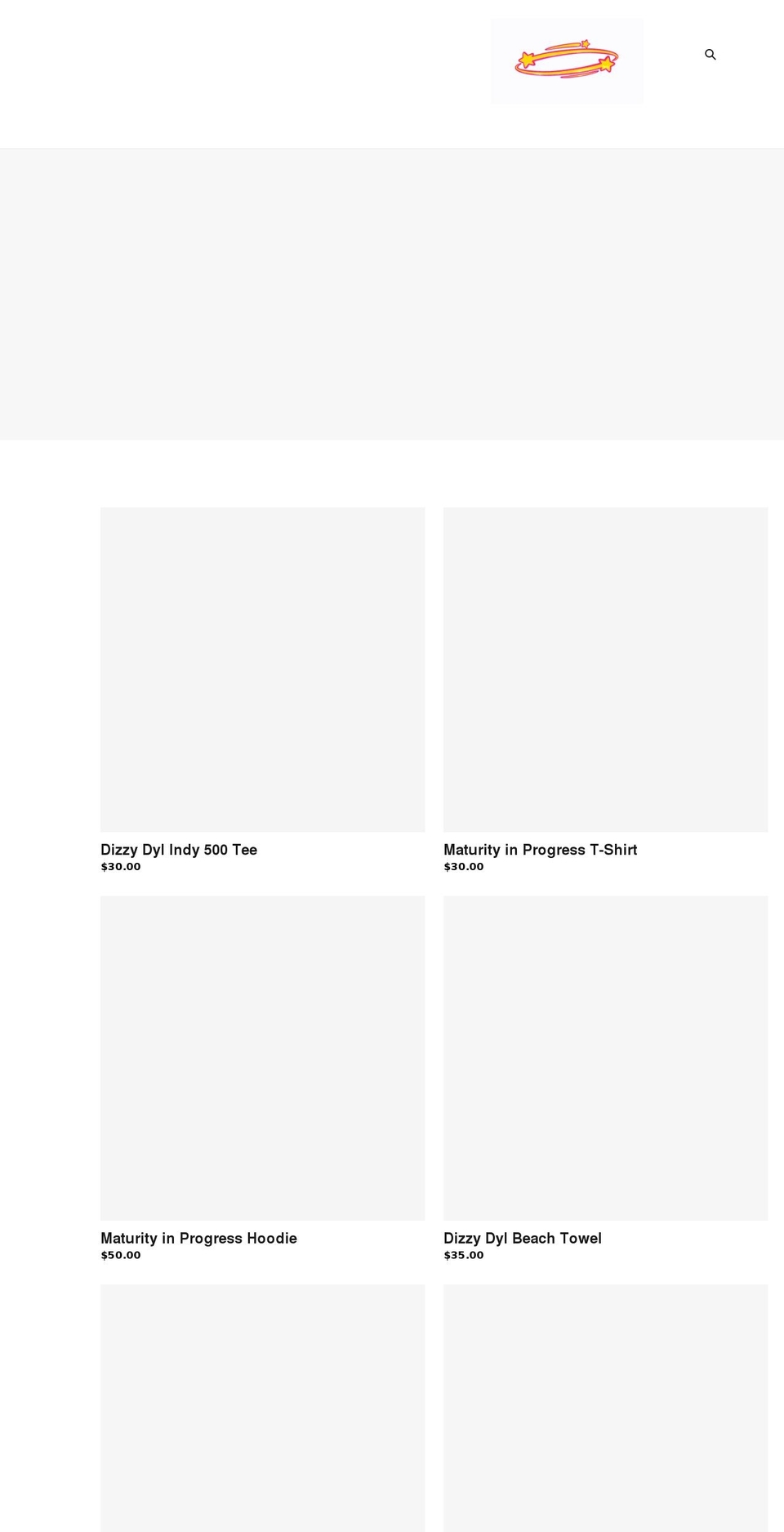 dizzydyl.com shopify website screenshot