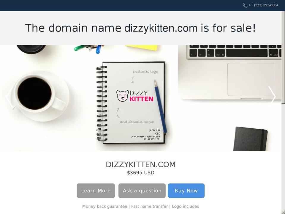 dizzykitten.com — Shopify storefront screenshot