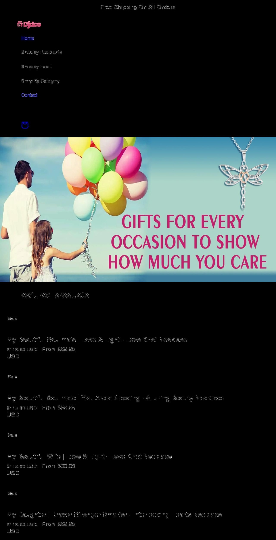djdco.com shopify website screenshot