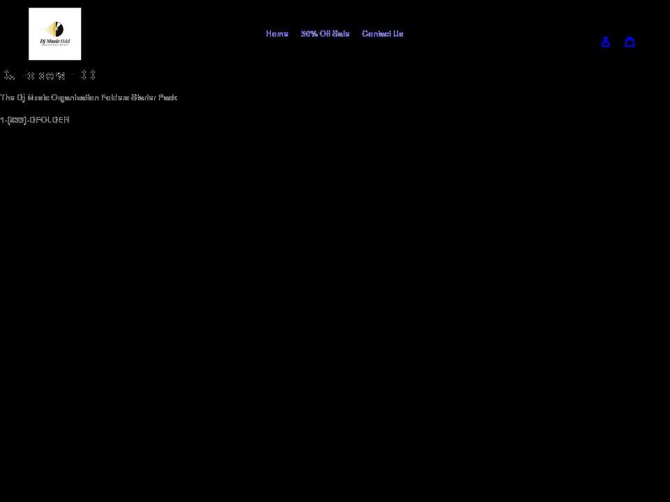 djfolders.com shopify website screenshot