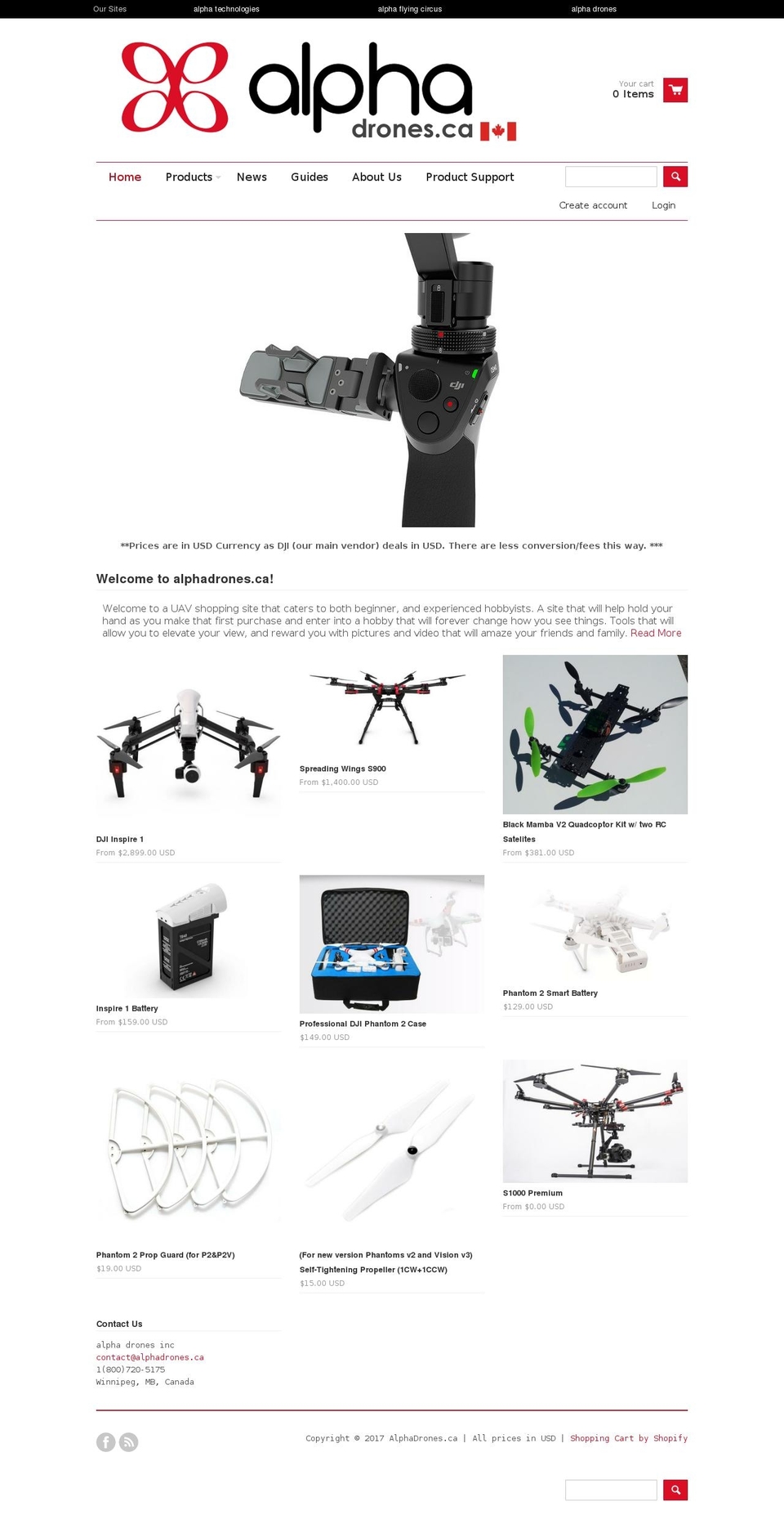djicanada.com shopify website screenshot