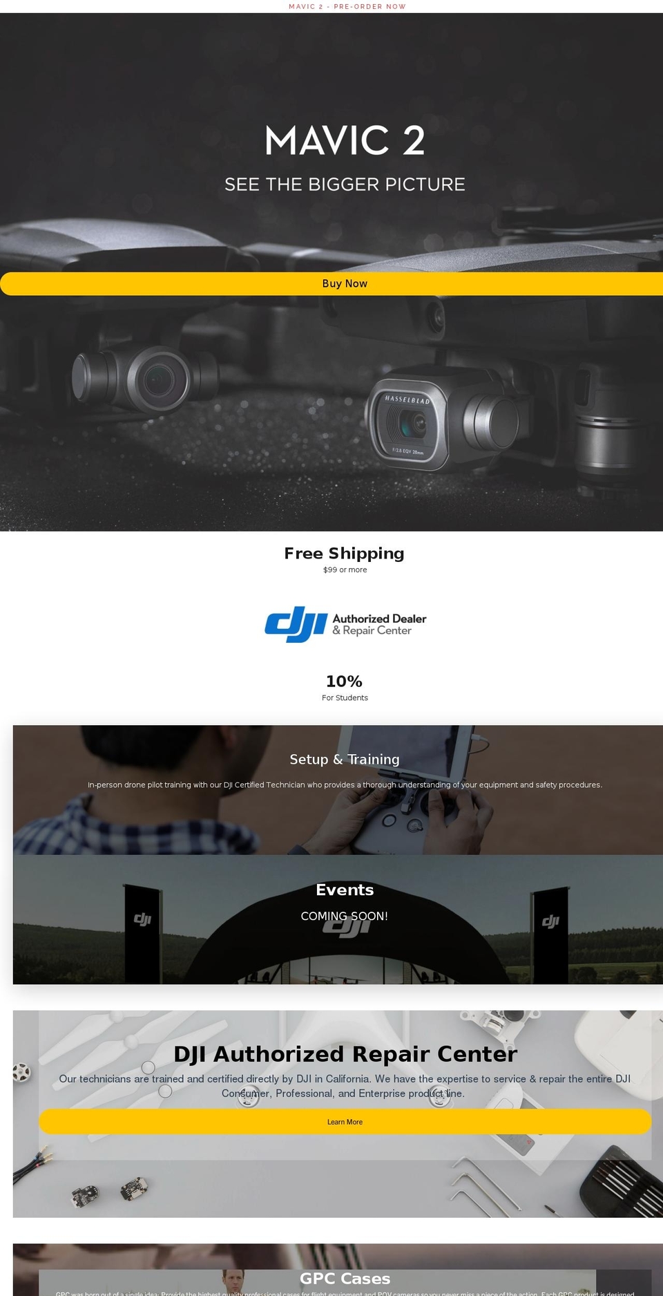 djihouston.com — Shopify storefront screenshot