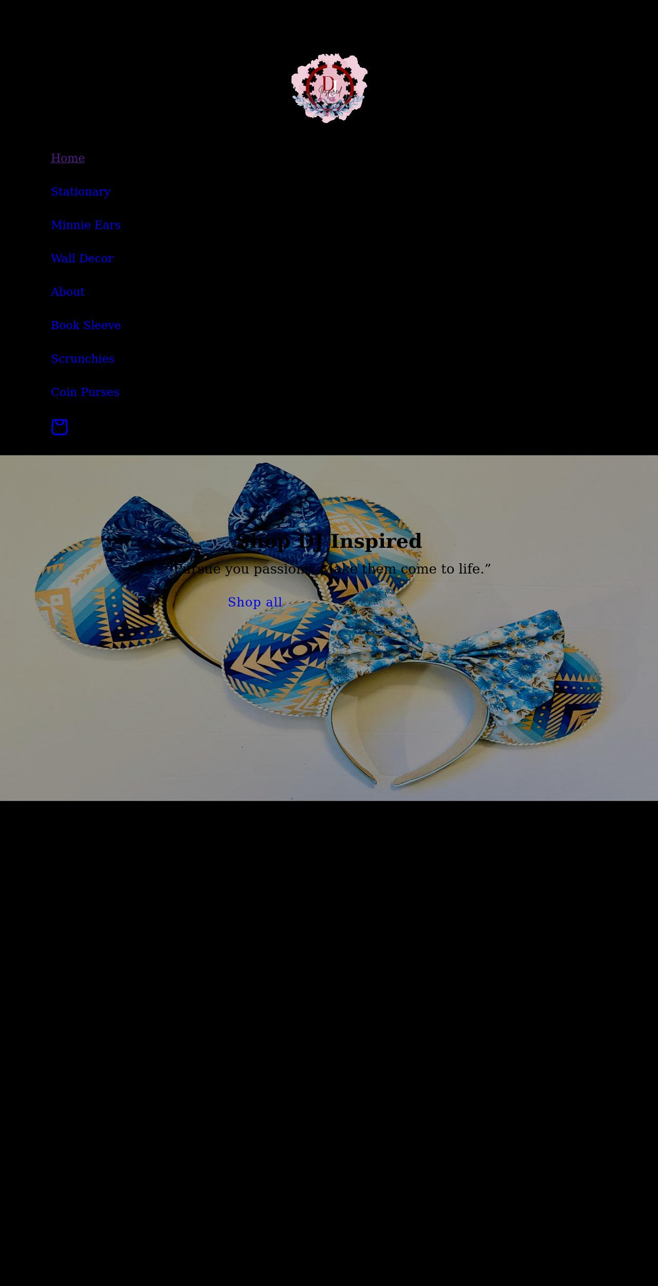 djinspired.com shopify website screenshot
