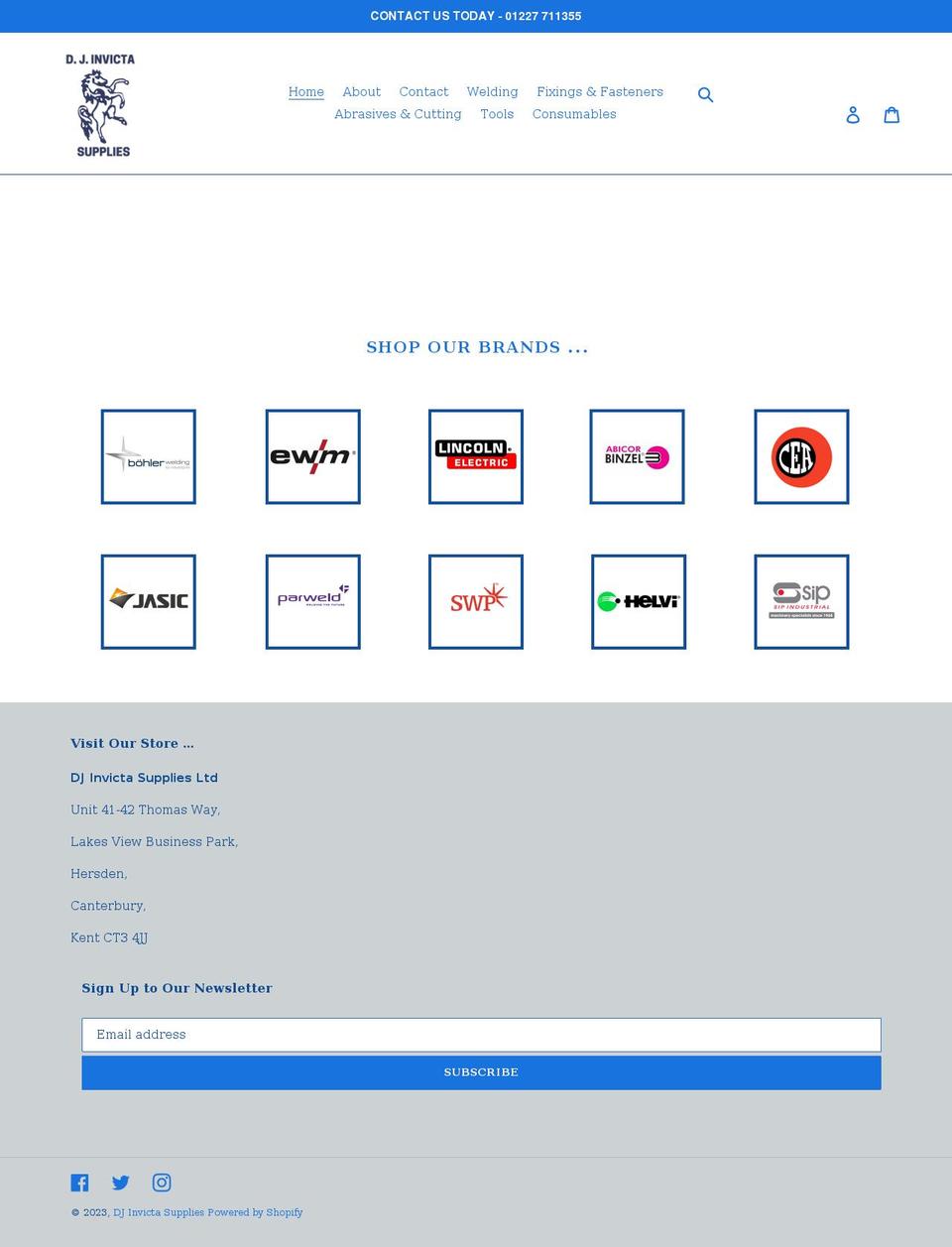 djinvicta.com shopify website screenshot