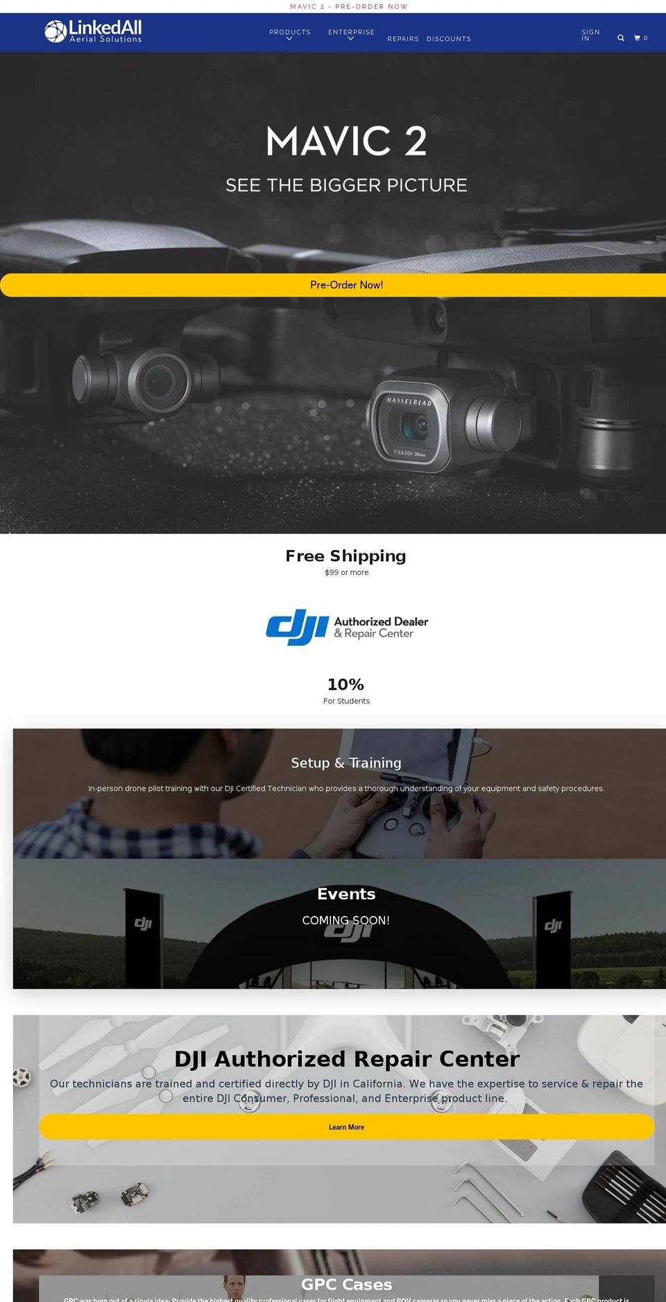 djistoretx.com — Shopify storefront screenshot