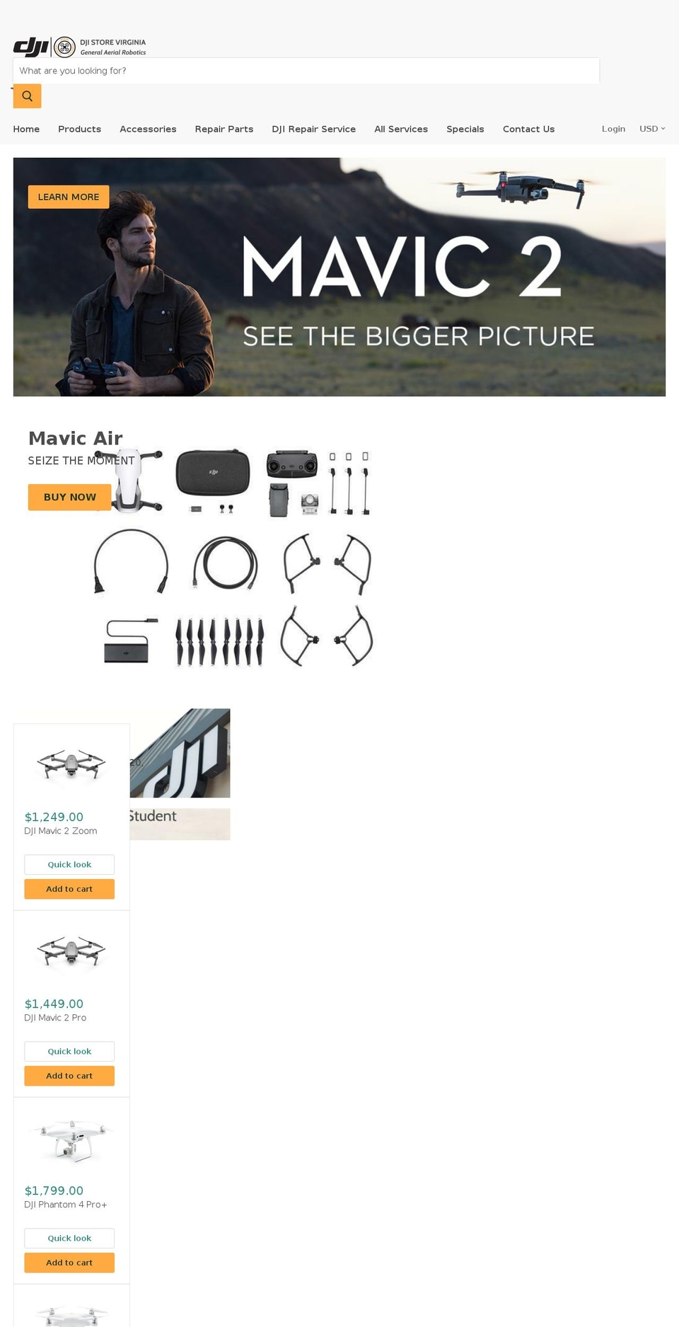 djistoreva.com shopify website screenshot