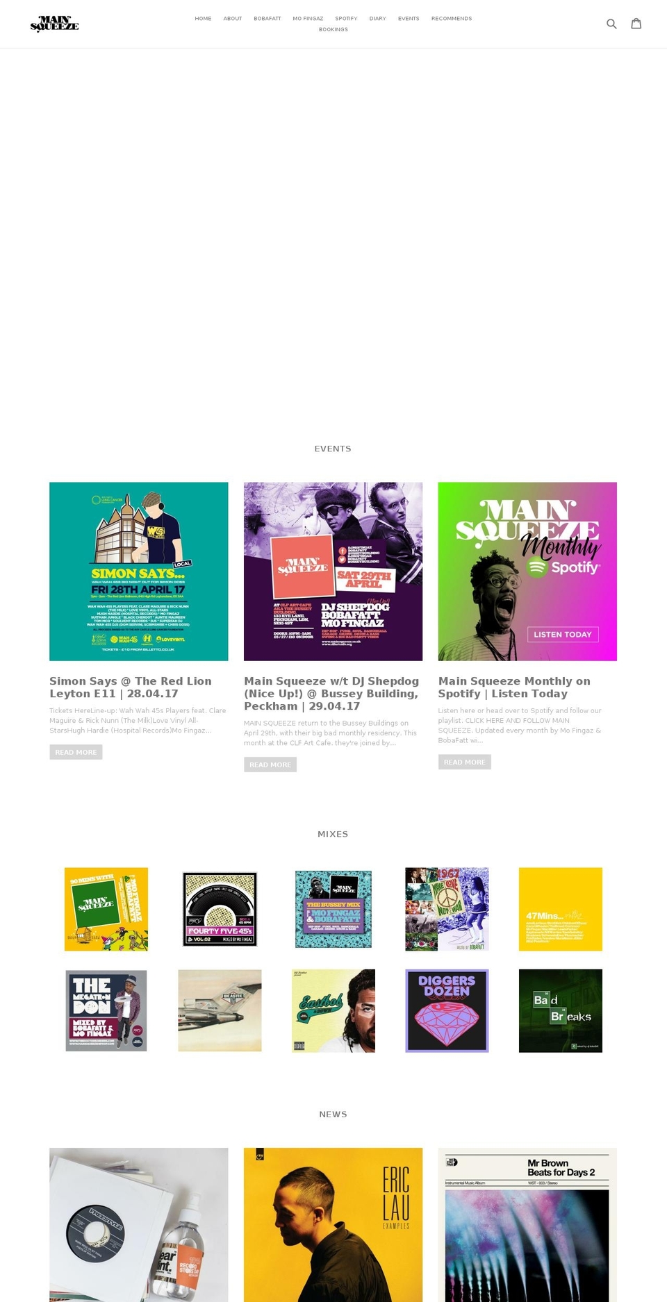djmofingaz.com shopify website screenshot