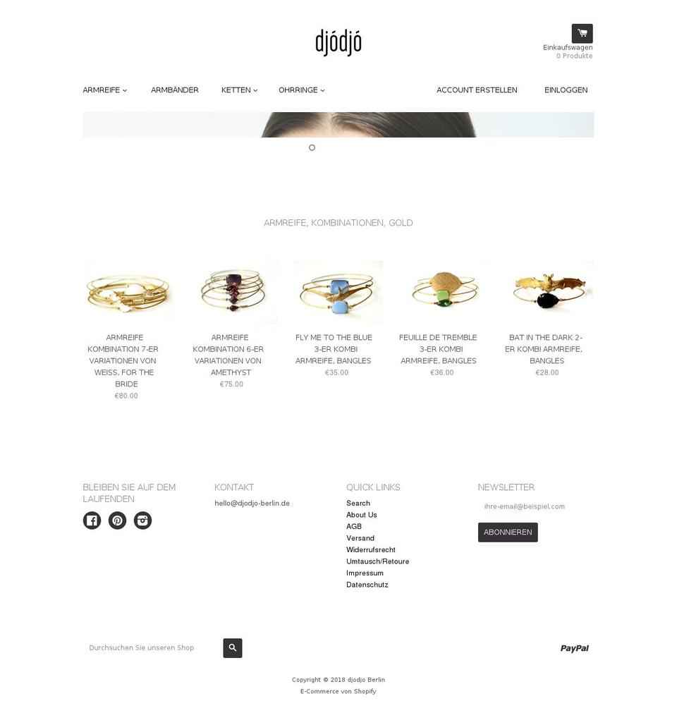 djodjo-berlin.de shopify website screenshot