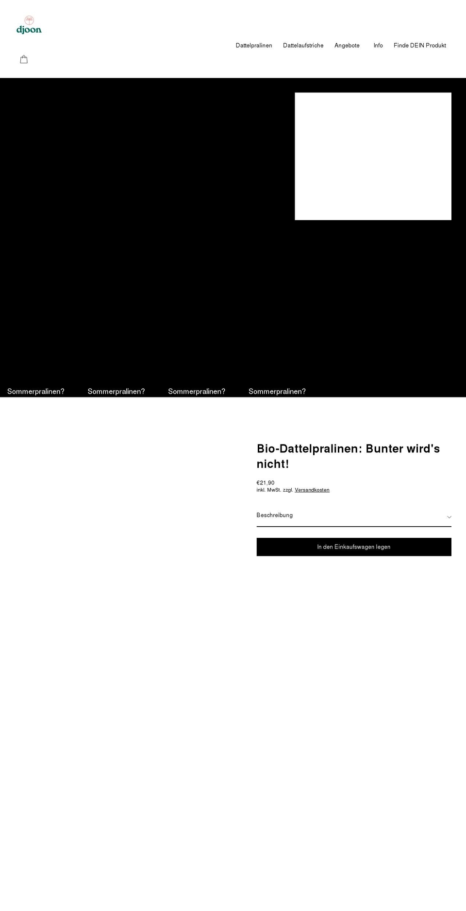 djoon.de shopify website screenshot