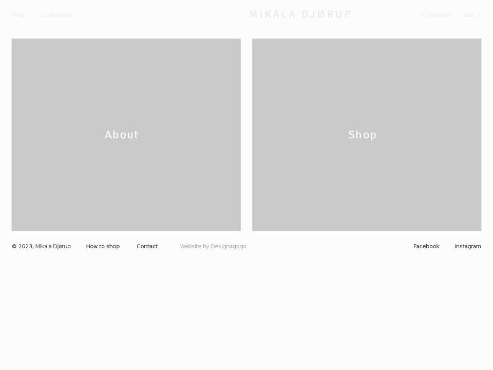 djorup.net shopify website screenshot