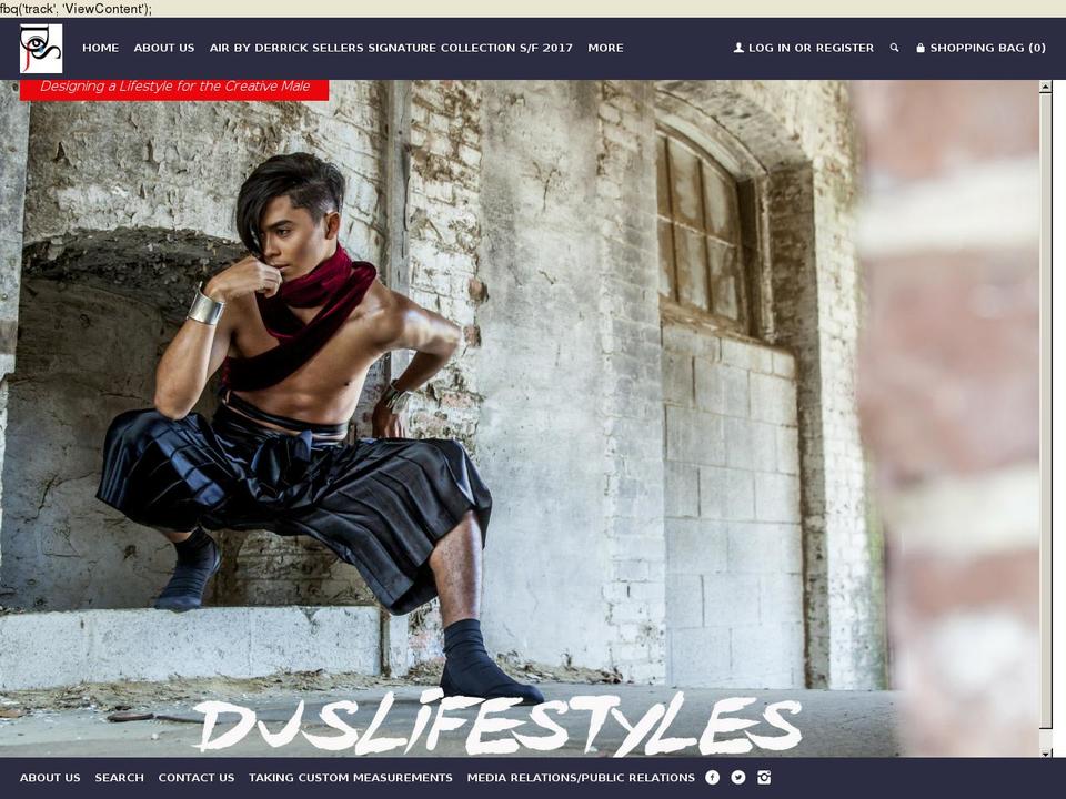 djslifestyles.com shopify website screenshot