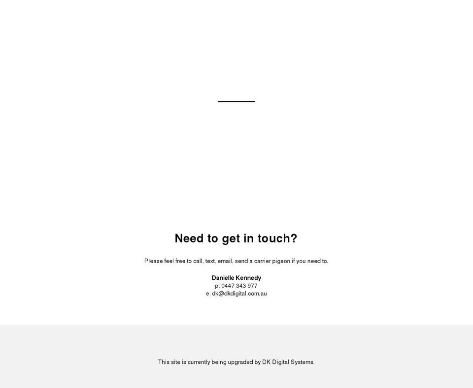 dkdigital.com.au shopify website screenshot