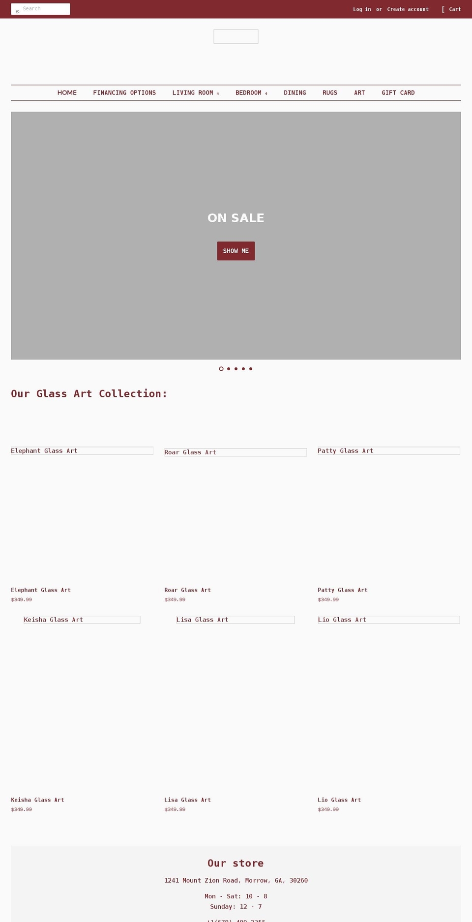 dkfurniturecity.com shopify website screenshot