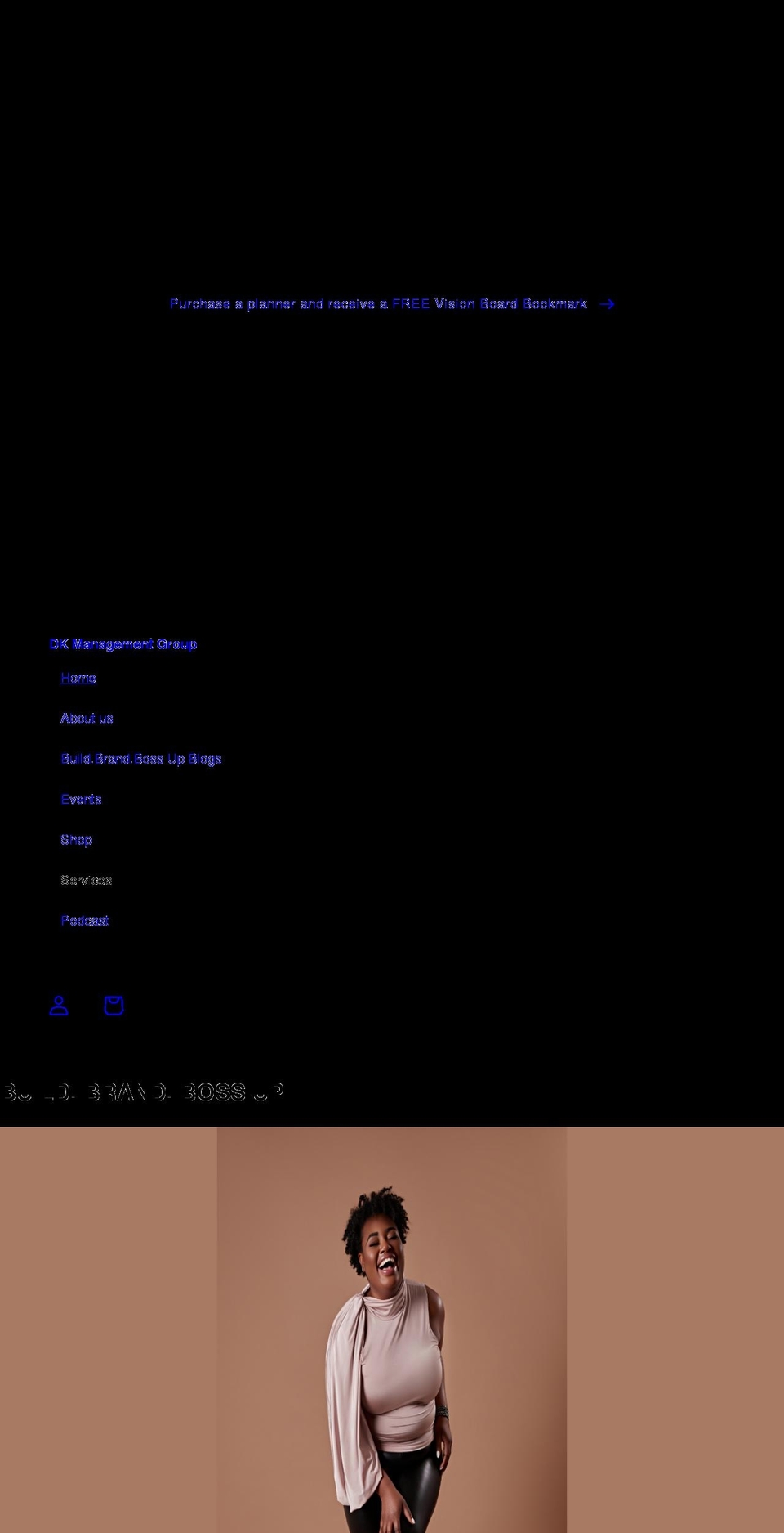 dkmanagementgroup.com shopify website screenshot