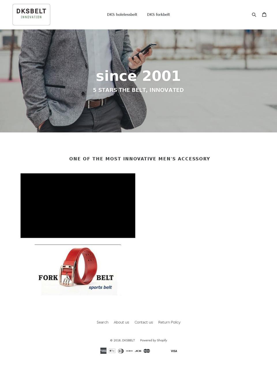 dksbelt.com — Shopify storefront screenshot