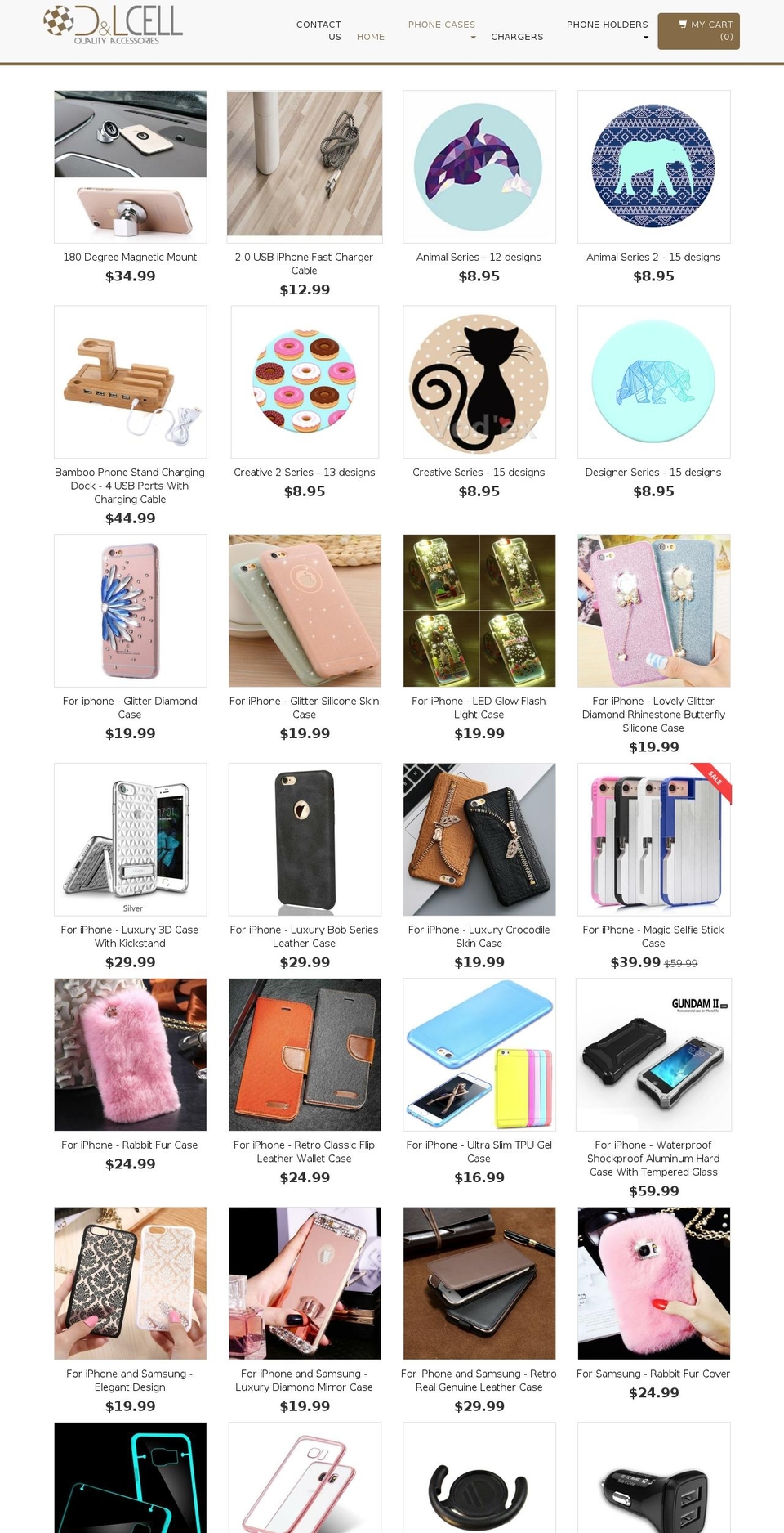 dlcell.com shopify website screenshot