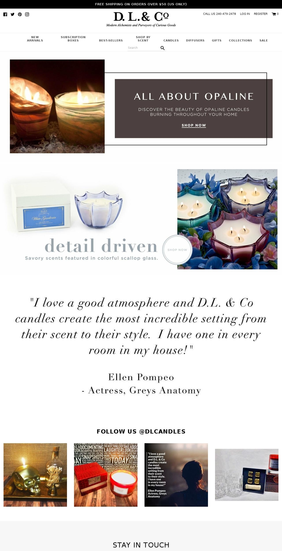 DL \u0026 Company Shopify theme site example dlcompany.com