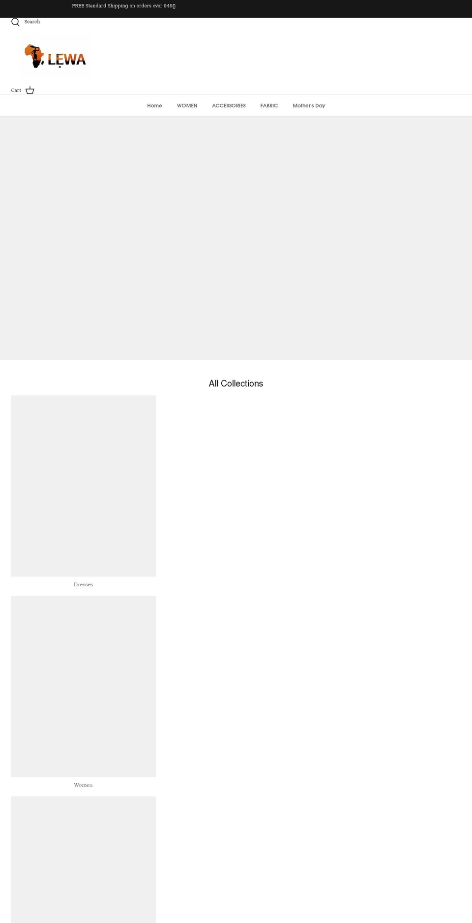 dlewa.com shopify website screenshot