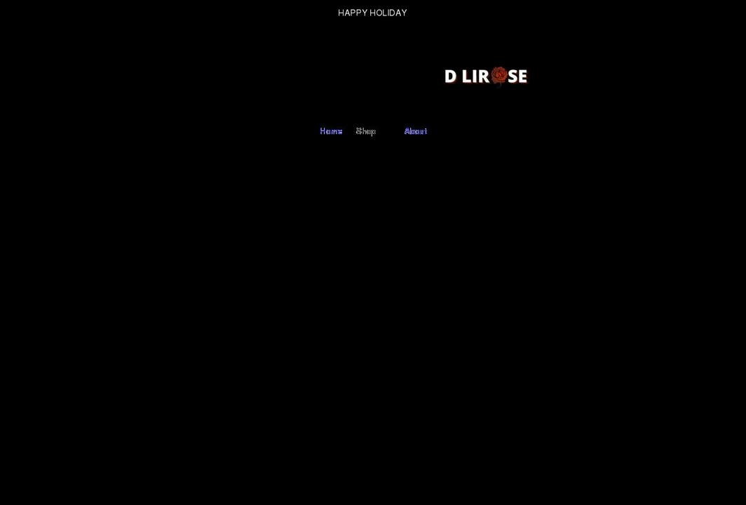 dlirose.com shopify website screenshot