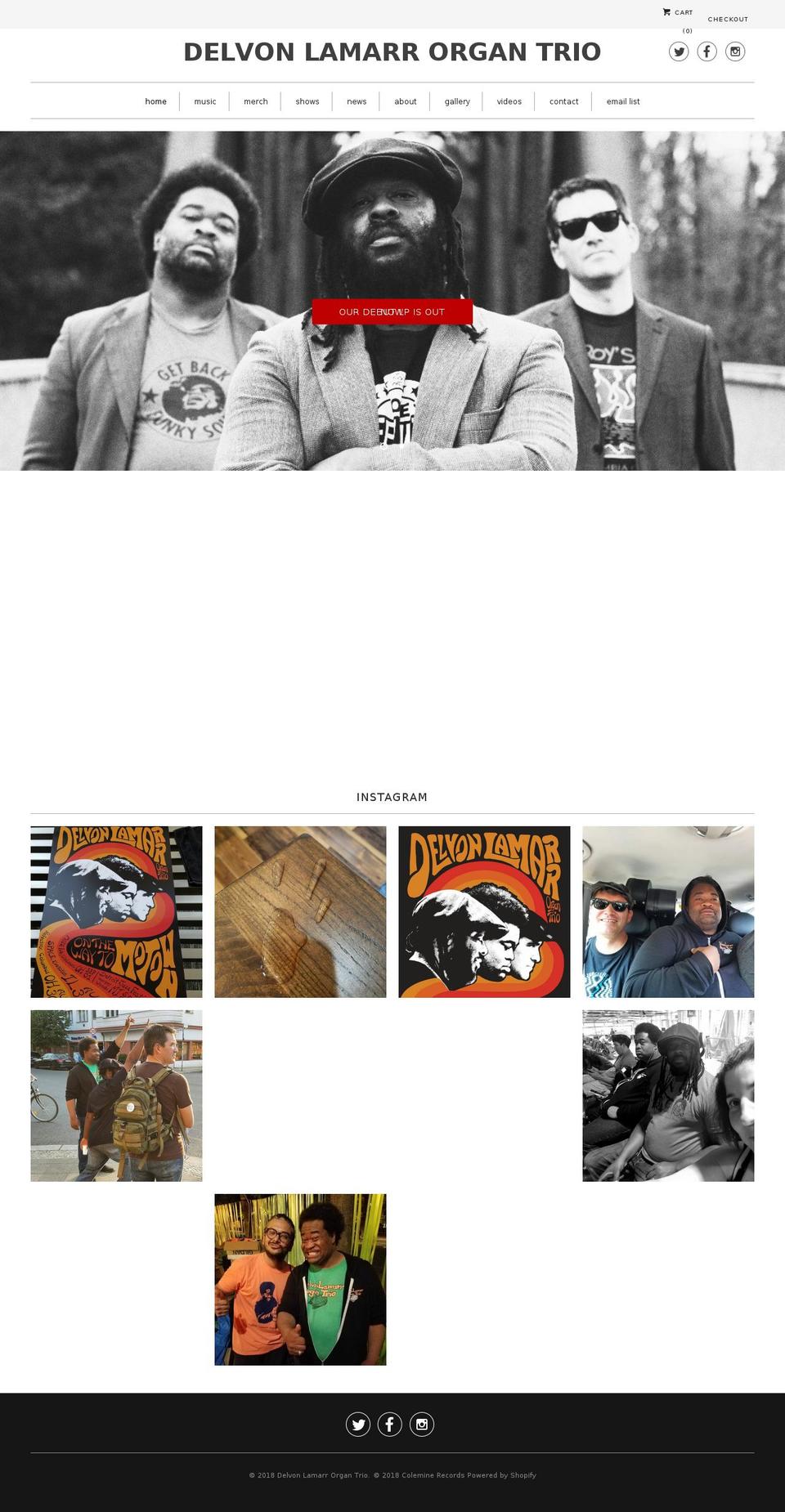 dlo3music.com shopify website screenshot